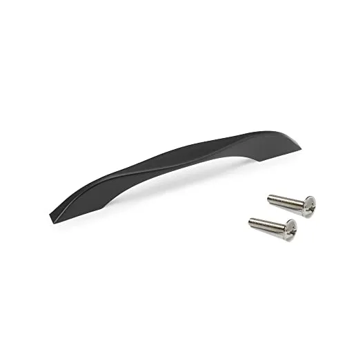 Emuca Varna Maniglia Mobili 160 mm Nero Zama 8 pz