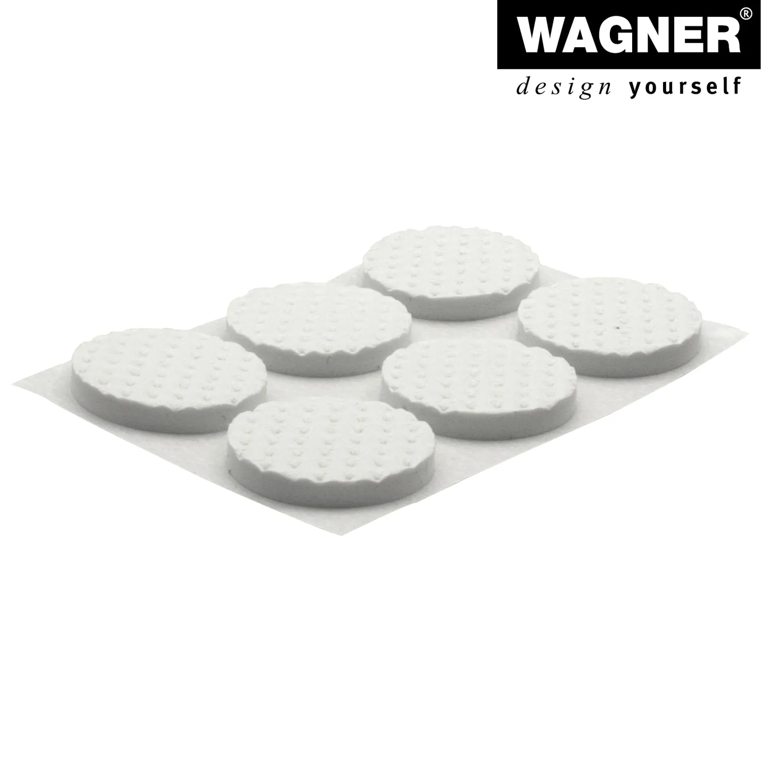 Wagner Soft Pads 16022299 paracolpi adesivi bianchi 12 pezzi