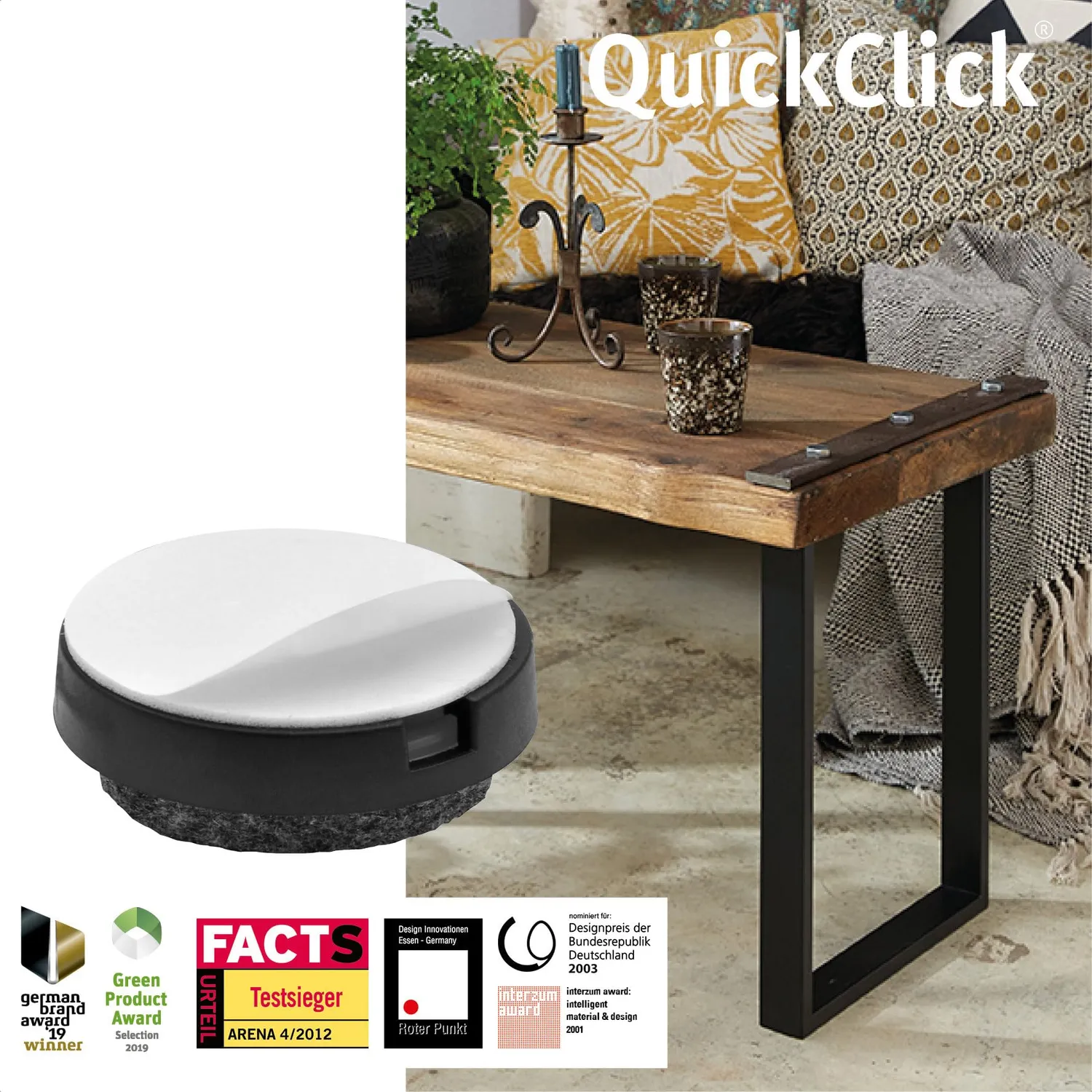 Wagner QuickClick Feltrini Ultrasoft 30mm 4 Pezzi