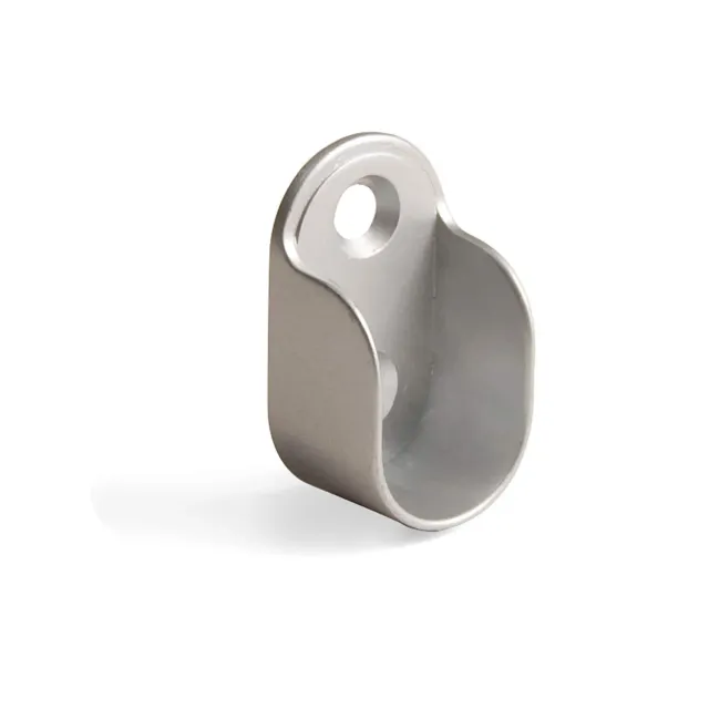 Emuca 7060825 Reggitubo Armadio Grigio 10 Pz Ovale