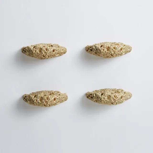 NIVA Design Madrepora pomelli ottone pack