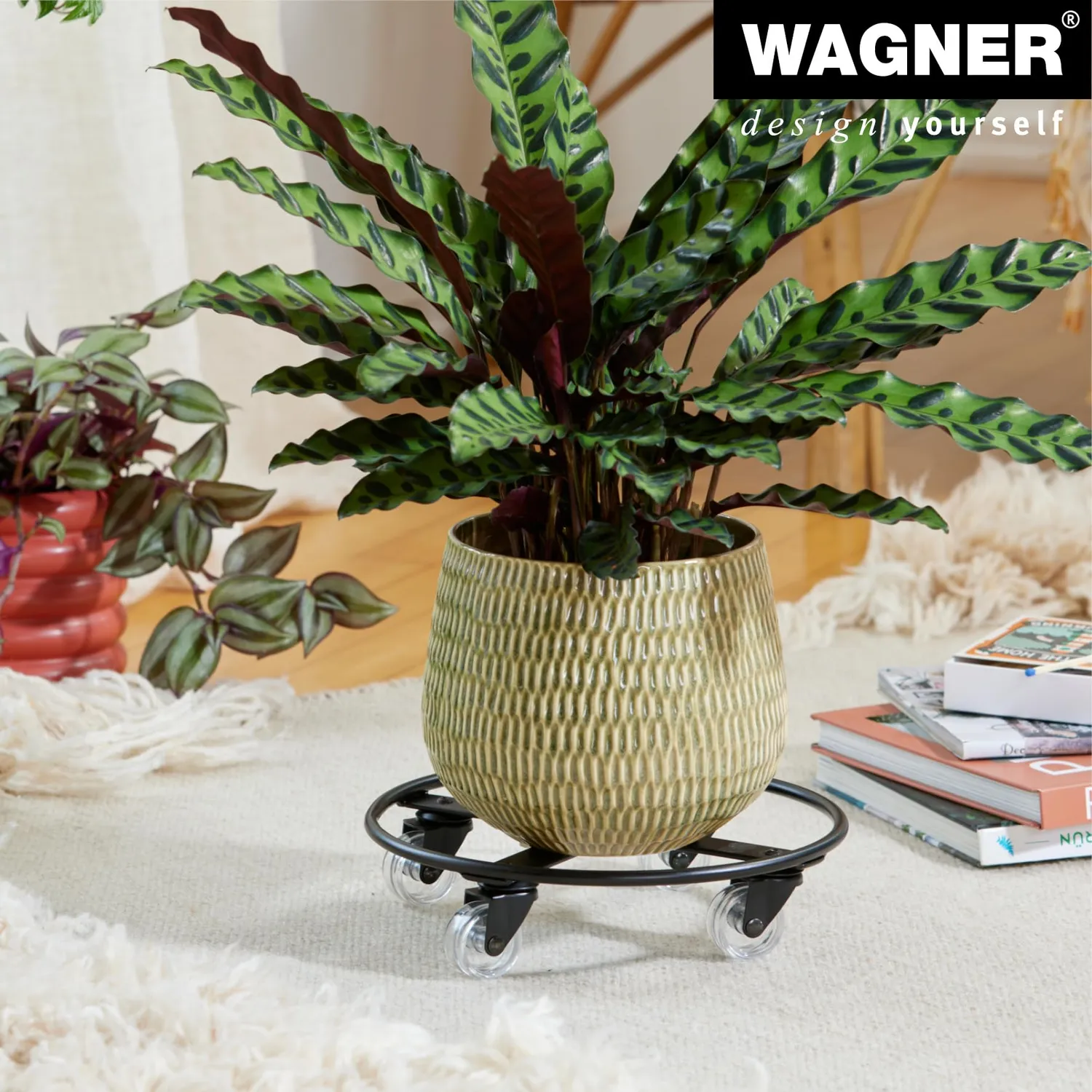 Wagner Skelett Small GH 0953 portavaso ruote Ø 25 cm 60 kg