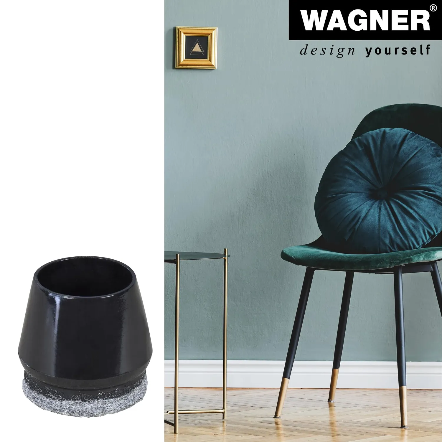 Wagner 15066499 tappi tubi tondi 4 pezzi con feltro