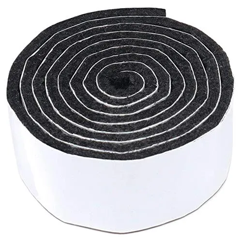Adsamm rotolo feltro autoadesivo 29x1000 mm nero 1 pezzo 3,5 mm