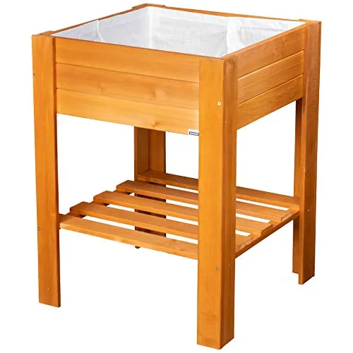 Wagner GreenBOX Light aiuola rialzata 53,5x53,5x70 cm castagno