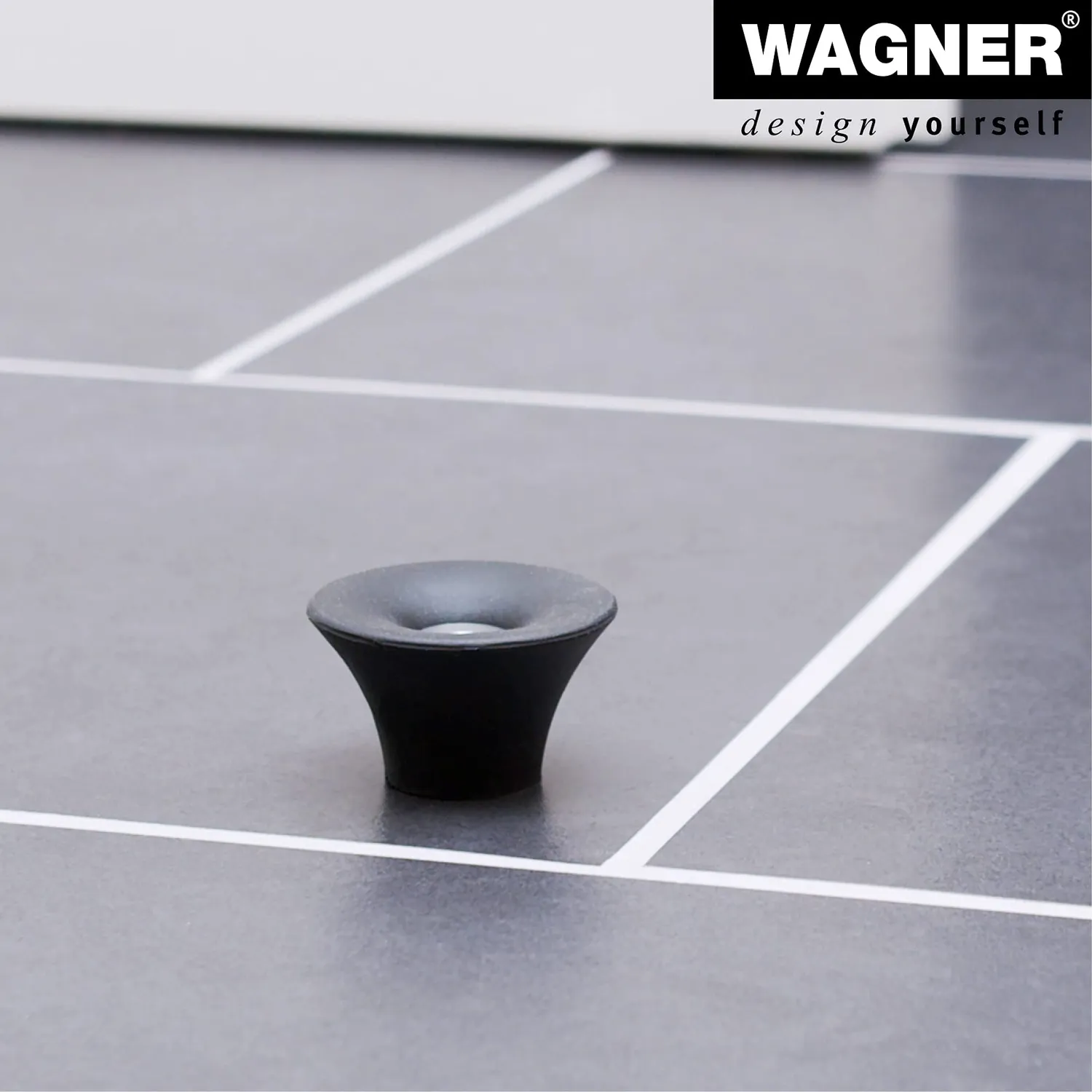 Wagner Outdoor Cone 15520211 fermaporta pavimento gomma Ø50 mm