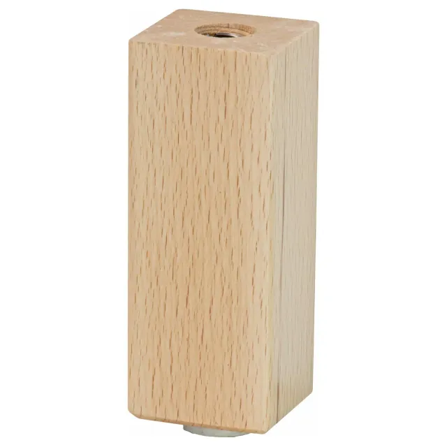 Wagner Design ST 7810 gamba per mobili faggio quadrata 100 mm