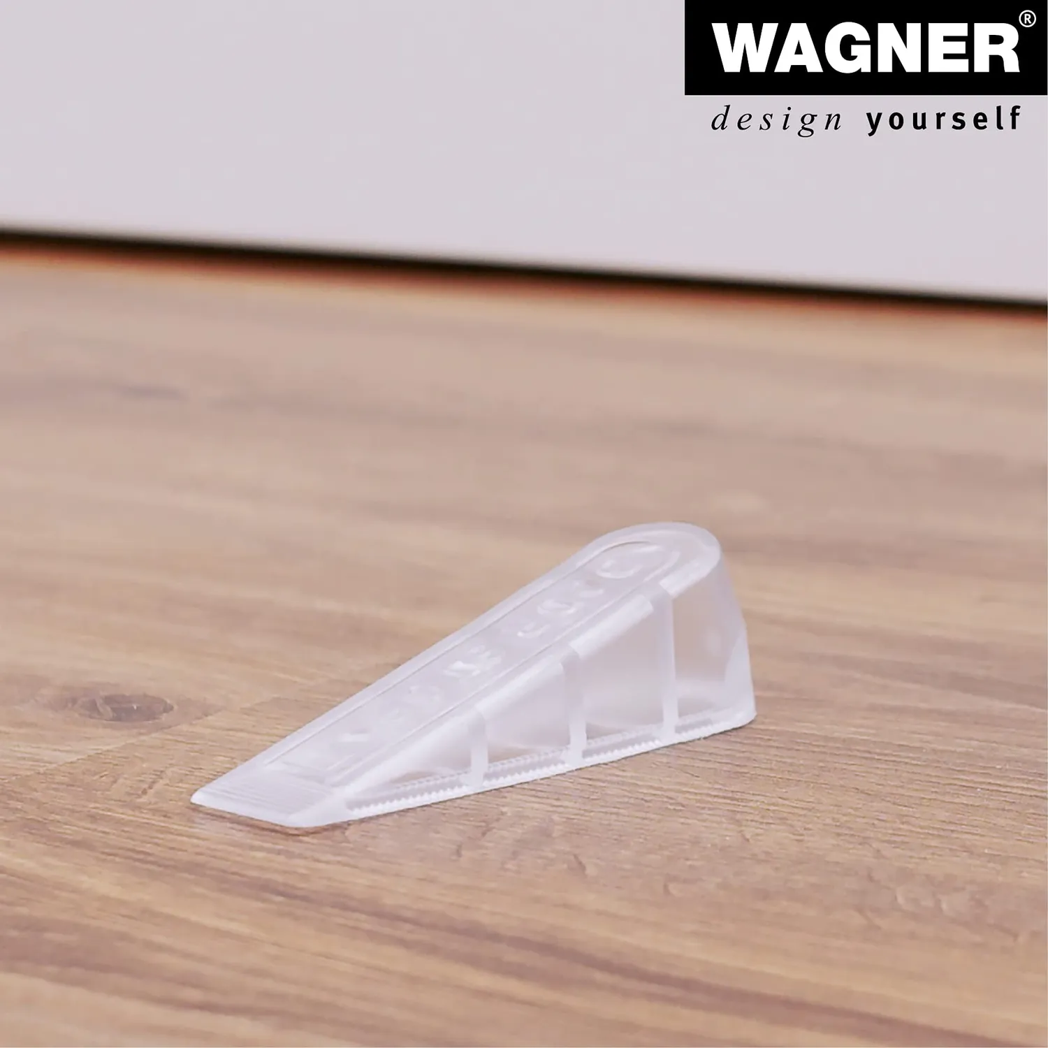 Wagner Coneo Fermaporta cuneo trasparente 102 mm