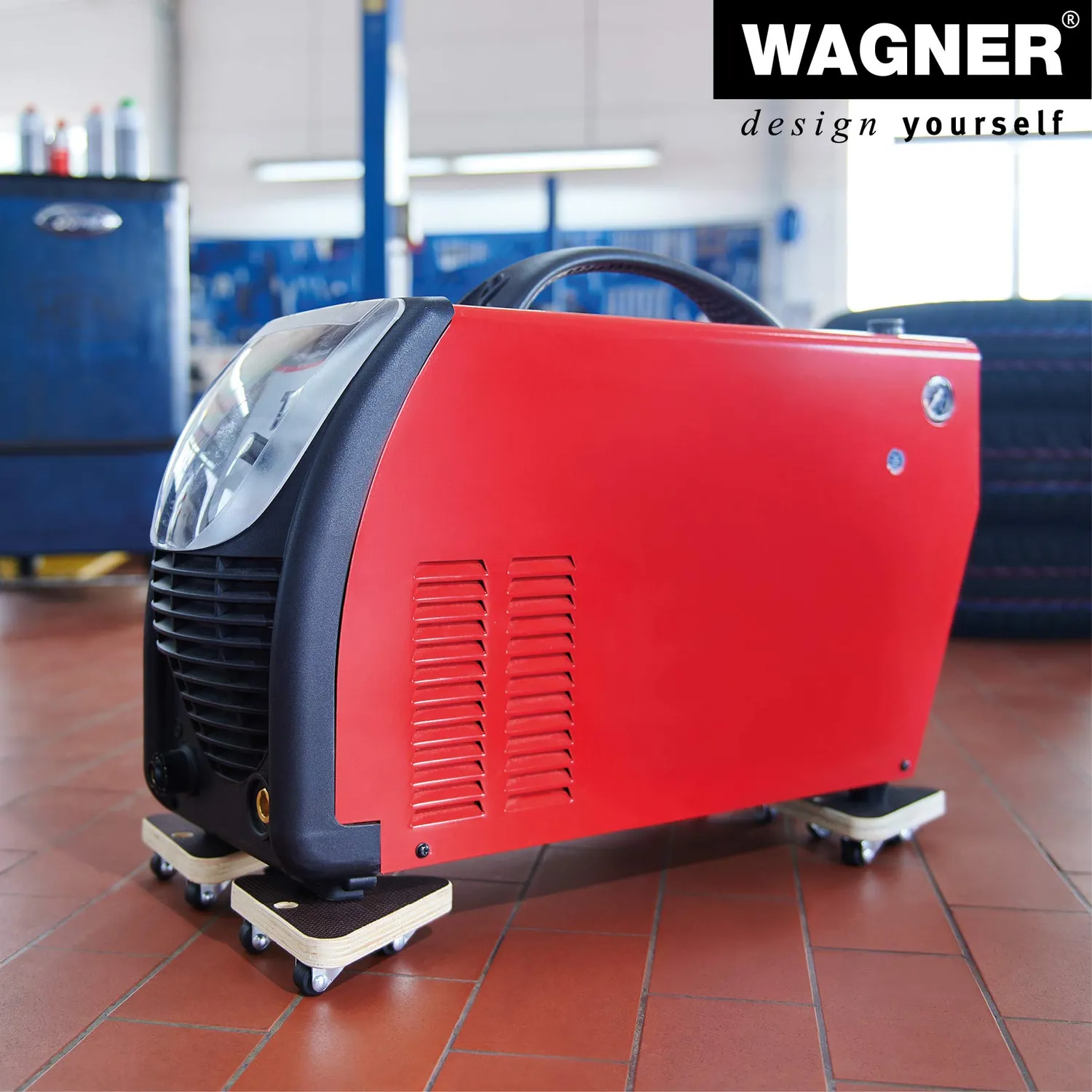 WAGNER MM 1105 carrello trasporto triangolare 13cm portata 100kg