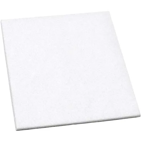 Adsamm Foglio Feltro Autoadesivo 100x100 mm Bianco da Ritagliare