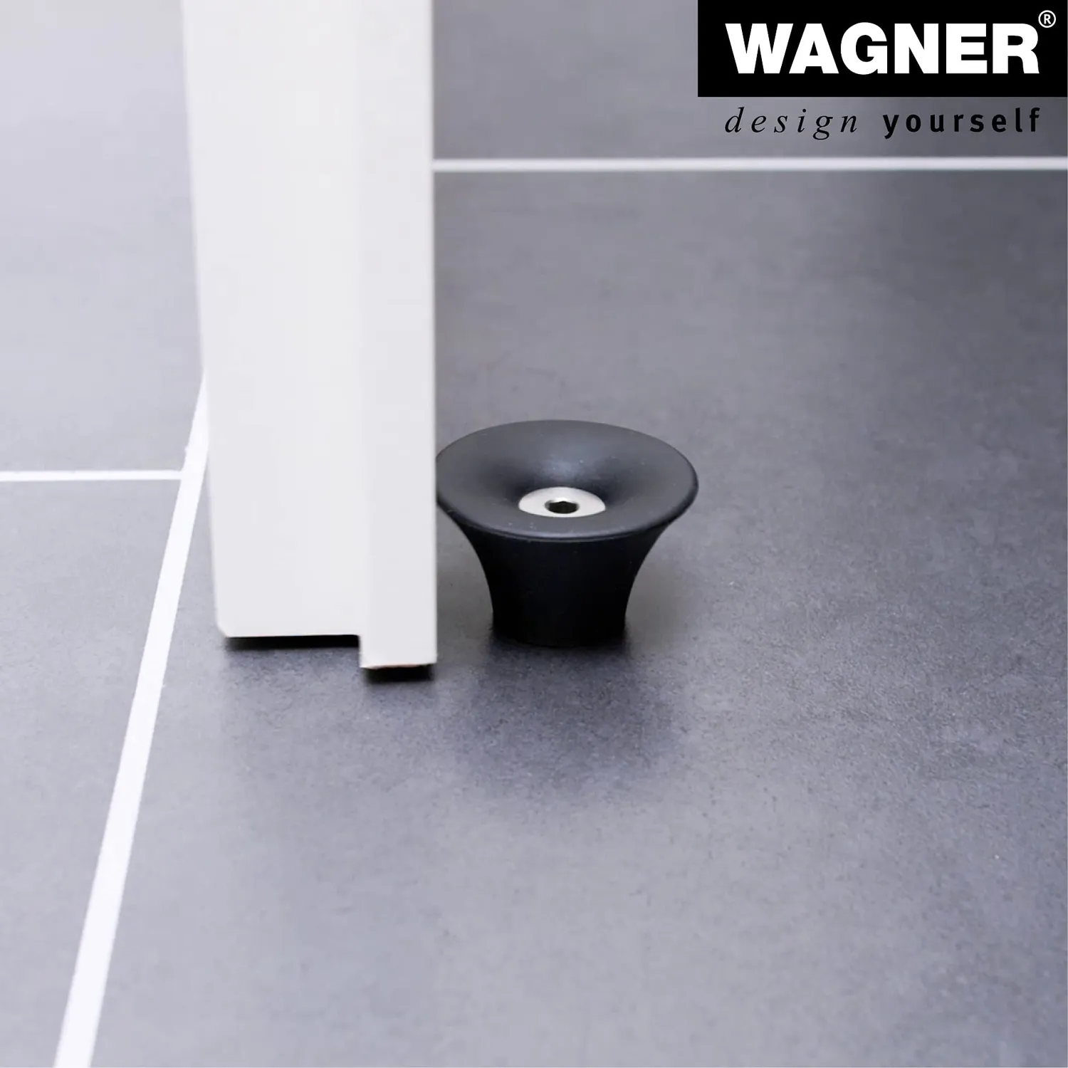 Wagner Outdoor Cone 15520211 fermaporta pavimento gomma Ø50 mm