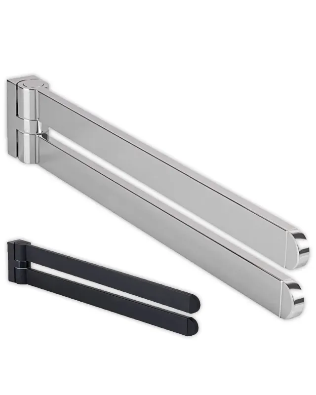 Gedotec Ocean portasciugamani doppio 400 mm cromo lucido