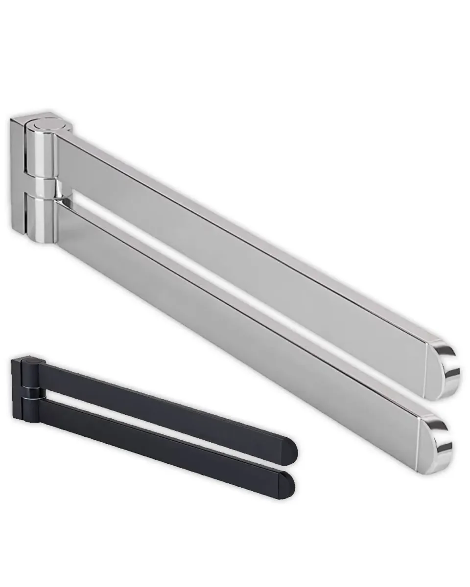 Gedotec Ocean portasciugamani doppio 400 mm cromo lucido