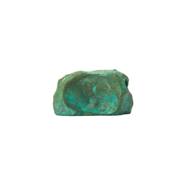 NIVA Impronta pomello ottone verde acidato design
