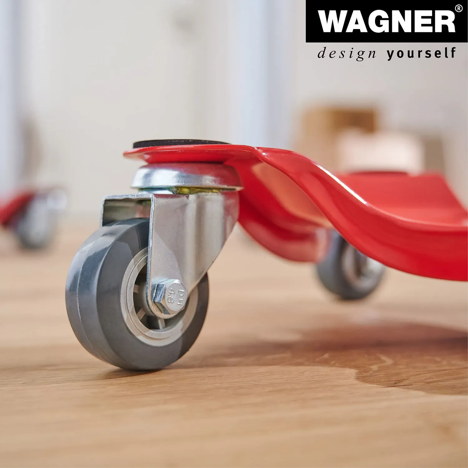 Wagner MM 1196 carrello mobili 25x25 cm portata 100 kg 3 ruote