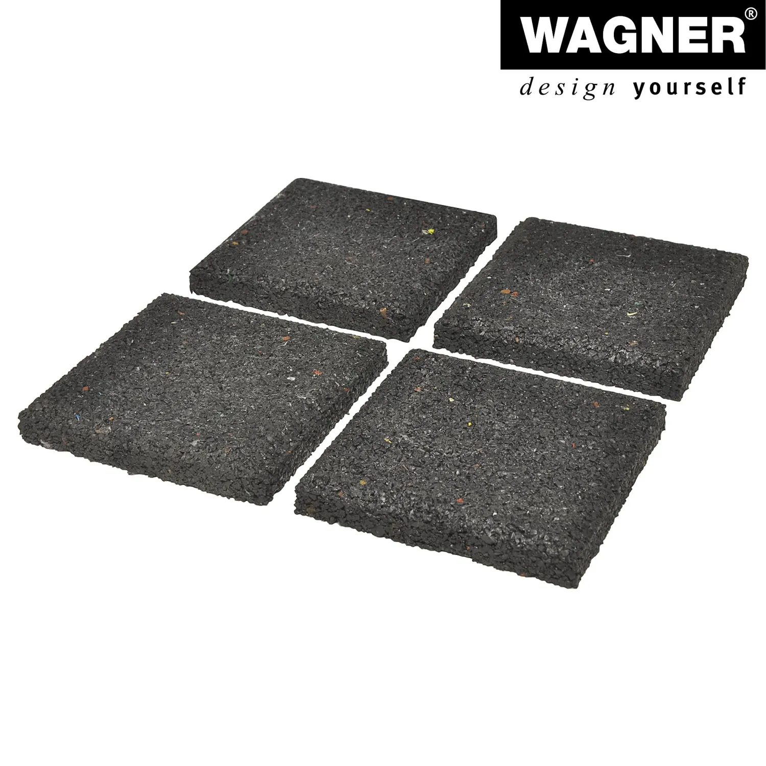 Wagner EH 1900 piedini antivibrazione lavatrice 4 pezzi neri