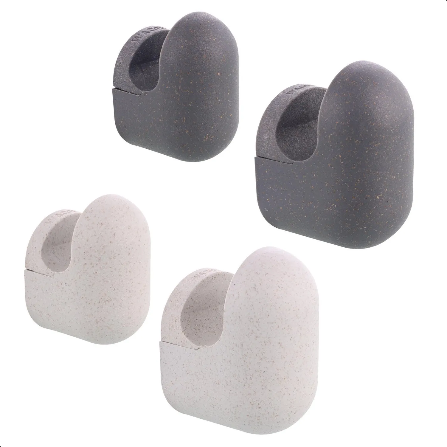Wagner hooks4home Pill ganci parete taupe corallo 4 pezzi