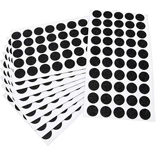 Adsamm ultrasottili ø16 mm feltrini neri 500 pz 1,5 mm