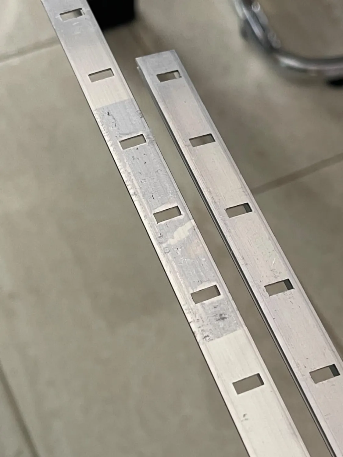 Gedotec Binario Parete Acciaio 1000 mm 2 pz Guida Scaffali