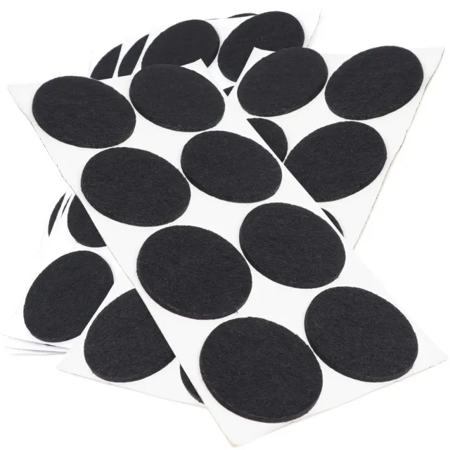 Adsamm feltrini autoadesivi ø 50 mm neri 40 pezzi 3,5 mm