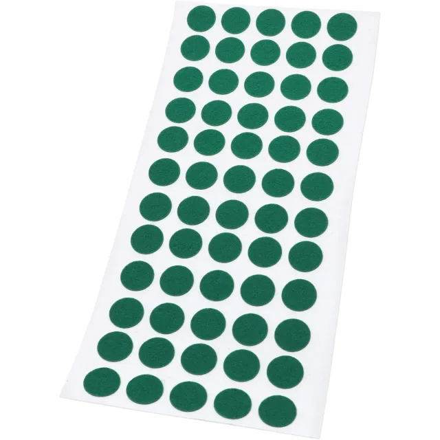 Adsamm feltrini ultrasottili ø 14 mm verdi 60 pezzi 1,5 mm