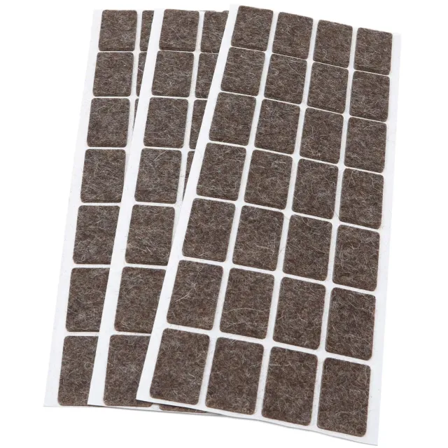 Adsamm Quality 20x30 mm feltrini autoadesivi 84 pezzi marrone
