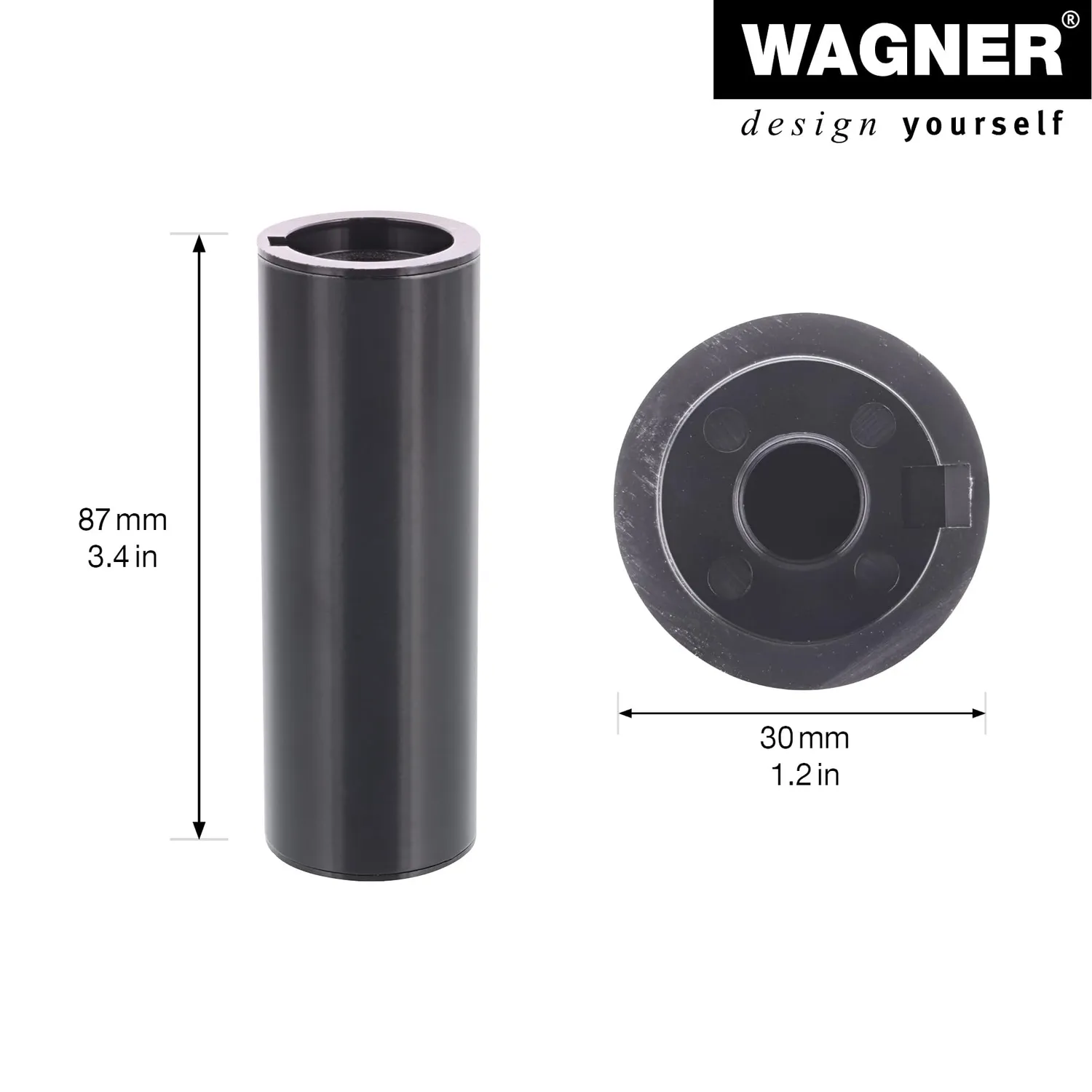 WAGNER TENO ST 1012 tubo mobile 30x87 mm nero 1 pz