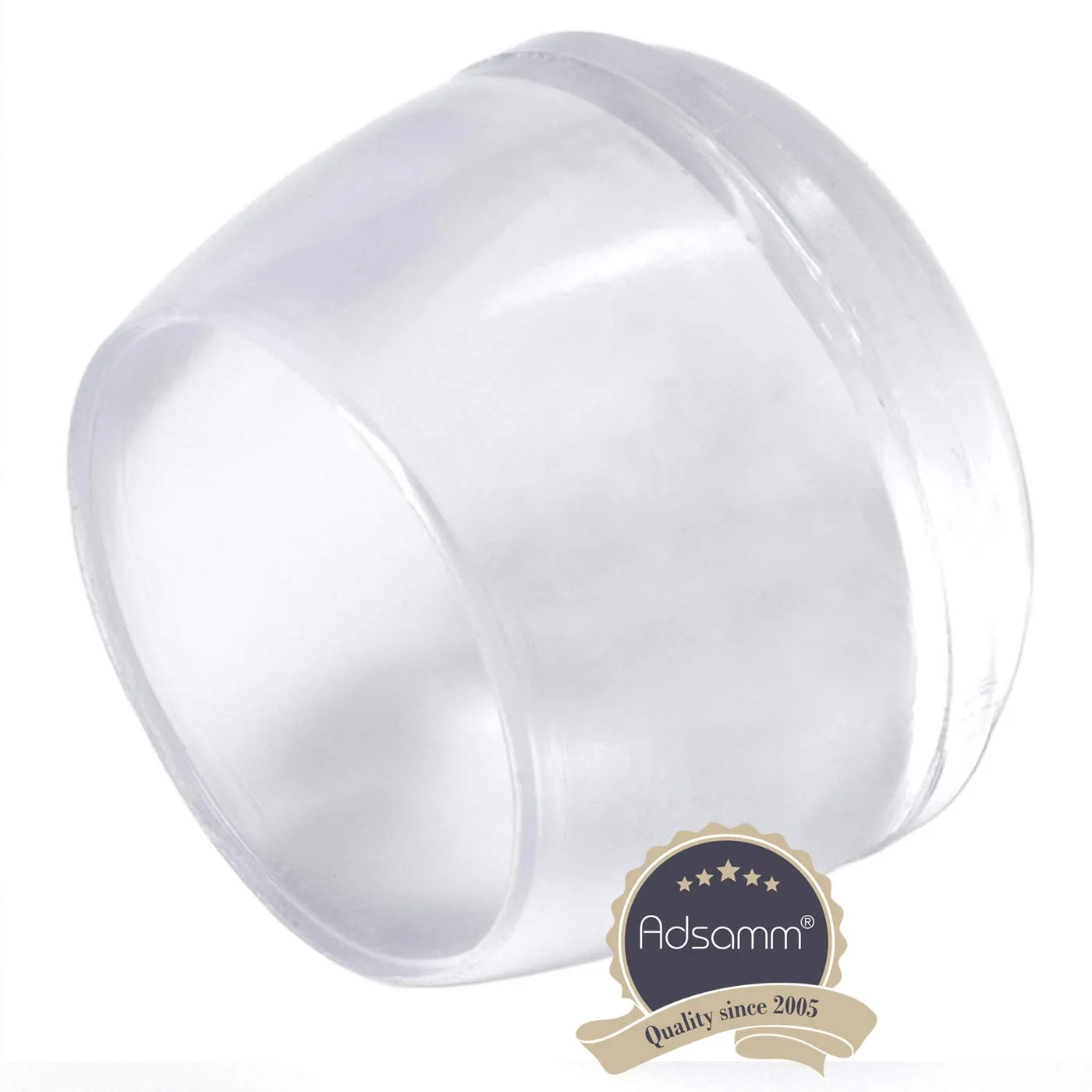 Adsamm puntali esterni trasparenti 19-20mm 32 pz PVC sedie