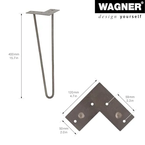 Wagner Hairpin ST 8248 gamba forcina 40 cm