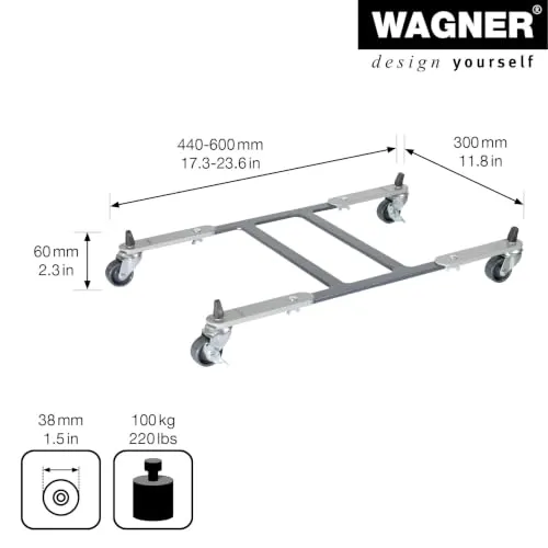 Wagner Sun City Square GH 0820 carrello piante 100 kg