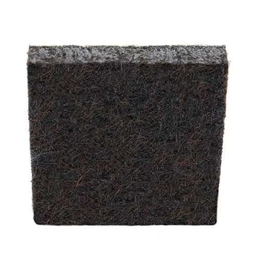 Adsamm Quality 4 feltrini marroni 25x25 mm spessore 5,5 mm