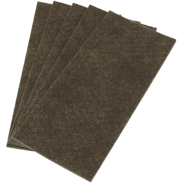 Adsamm feltro autoadesivo 80x180 mm marrone 5 fogli spessore 3,5 mm