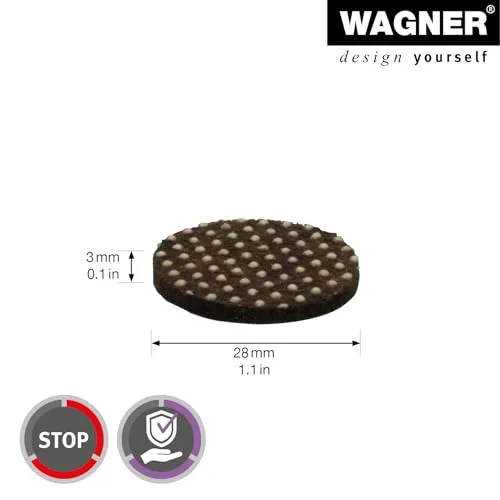 Wagner EH 0128 gommini antiscivolo feltro 12 pezzi