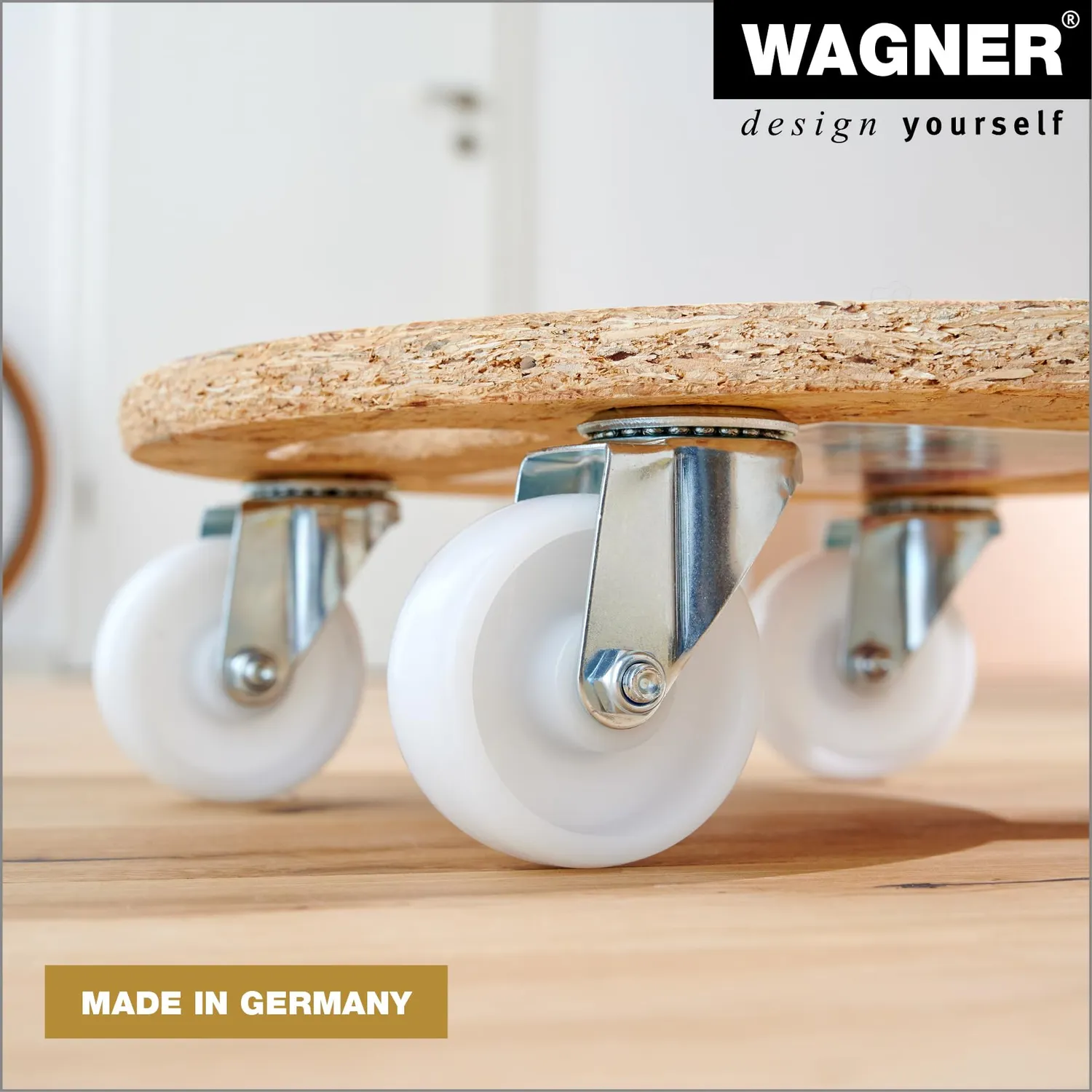 WAGNER MM 1171 carrello tondo D38 cm 250 kg riciclato