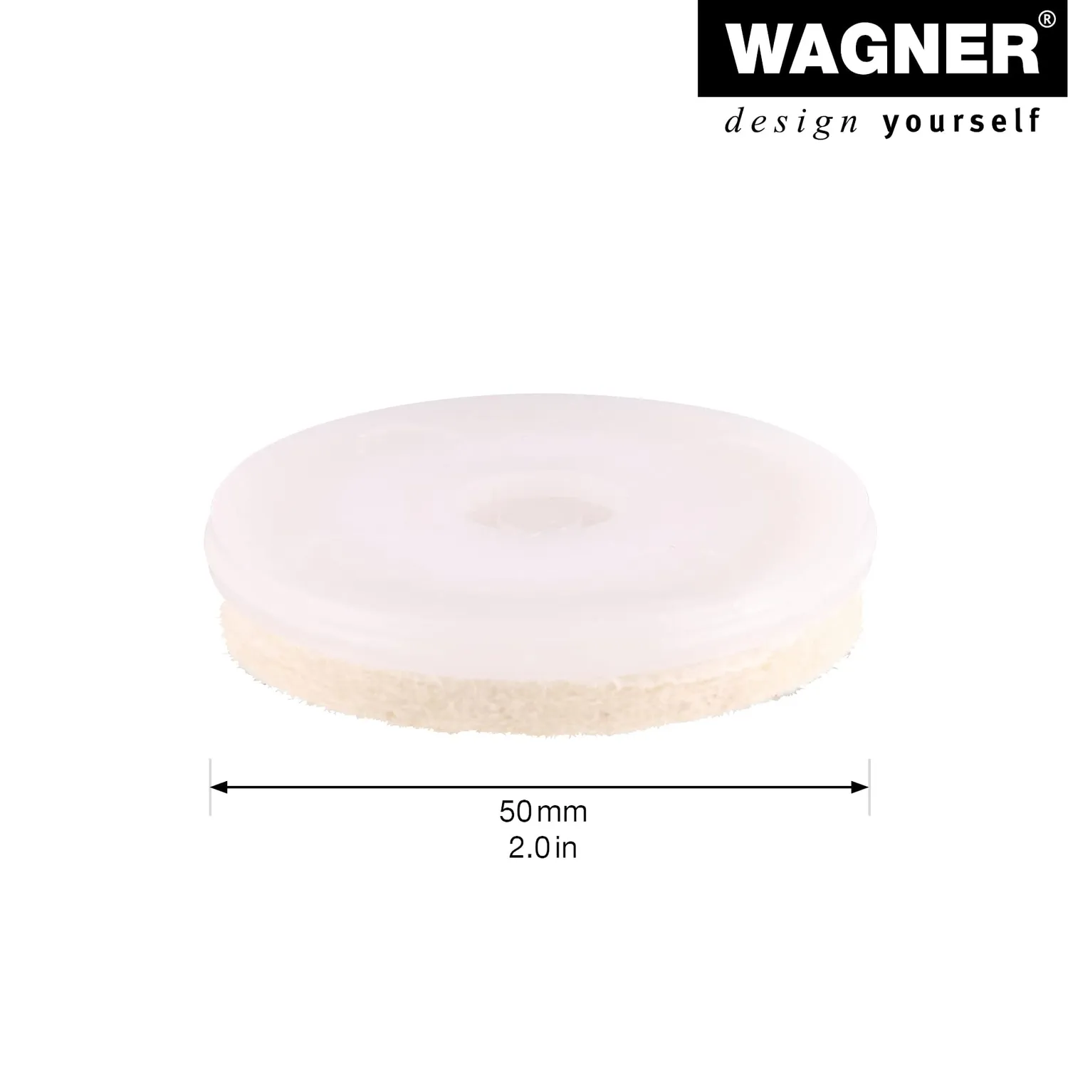 Wagner QuickClick 15825704 inserti feltro Soft Ø50 mm 4 pezzi
