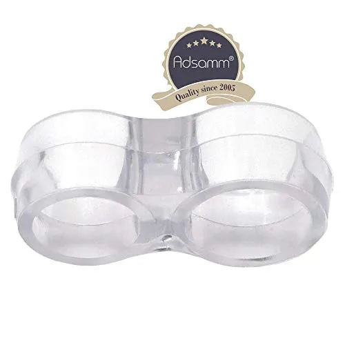 Adsamm Paracolpi Anello Maniglie PVC Trasparente Ø16/18 mm