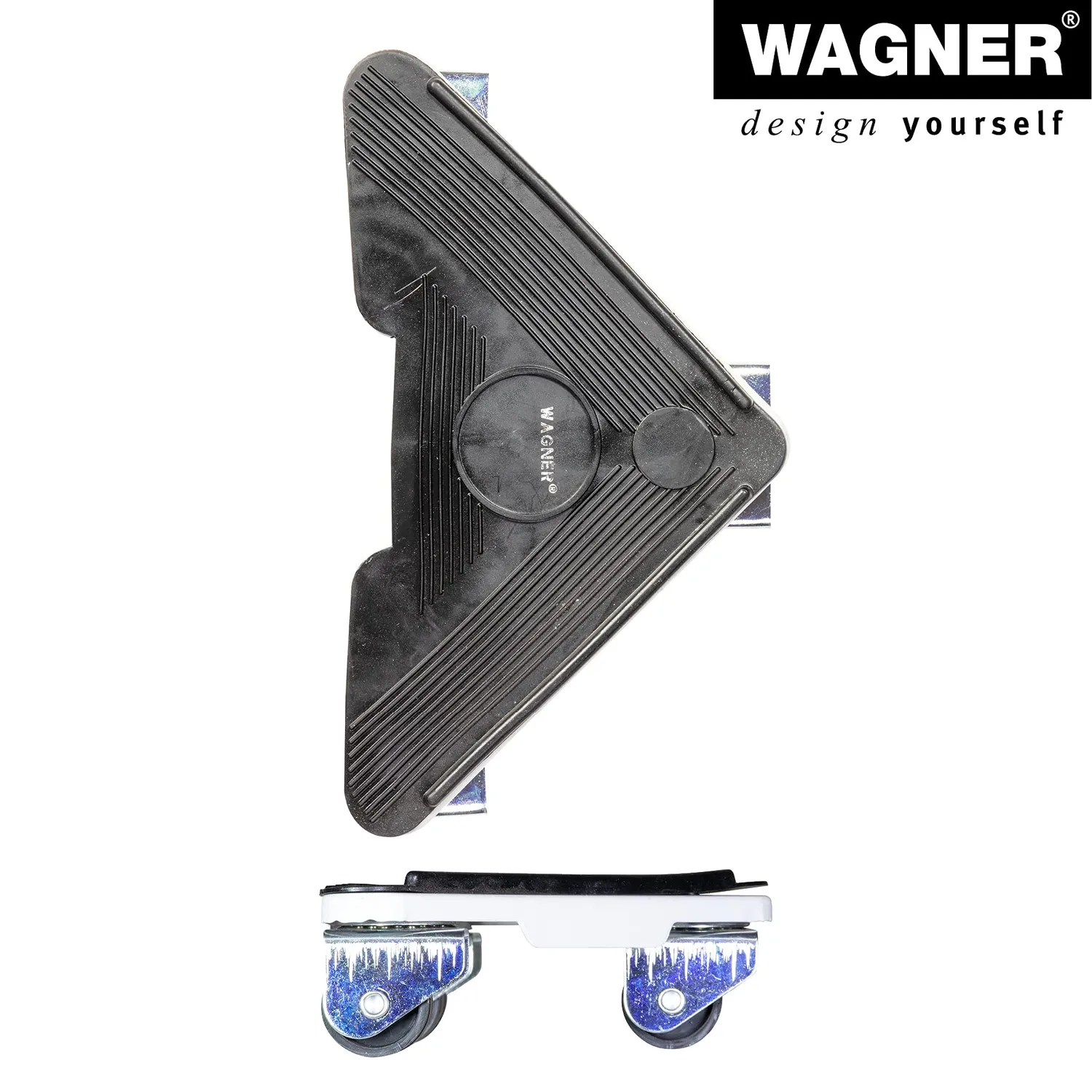 Wagner MM 1191 triangoli trasporto 250kg set 4 ruote sterzanti