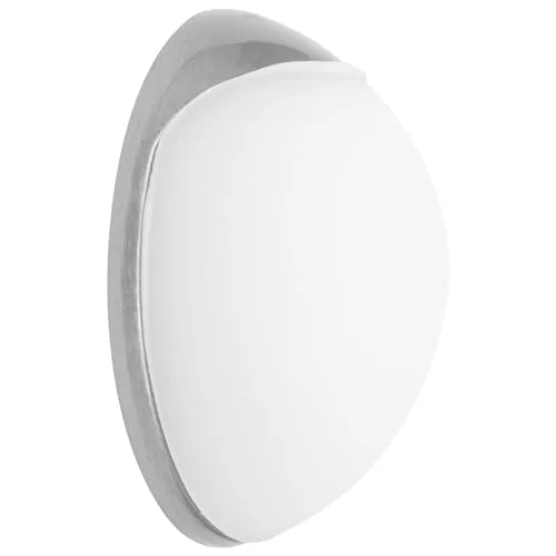 Wagner 15512311 fermaporta a parete bianco Ø30 mm effetto inox