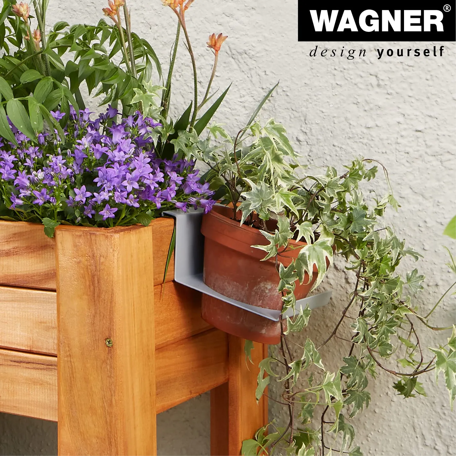 WAGNER GreenFAMILY set accessori 8 pezzi acciaio ganci ripiano