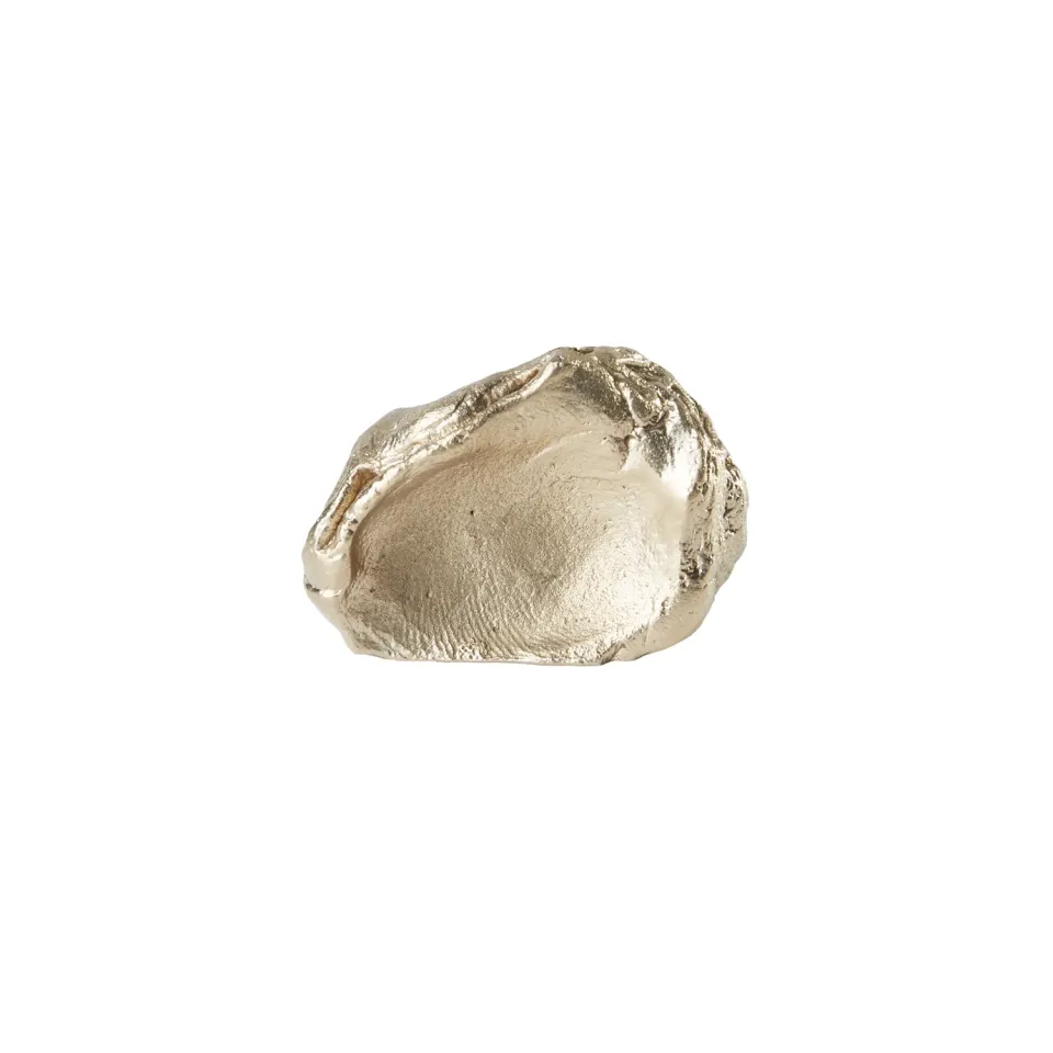 NIVA Design Impronta pomello ottone satinato