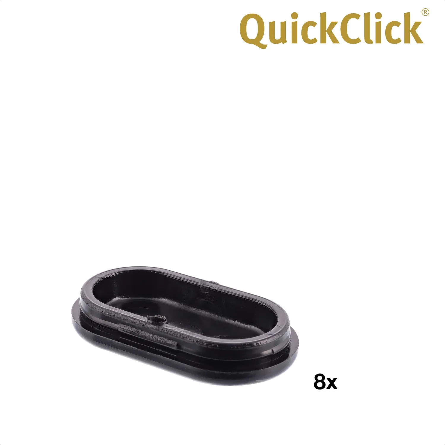 Wagner QuickClick 15834500 inserti ricambio set 8 pezzi 35x20 mm Black