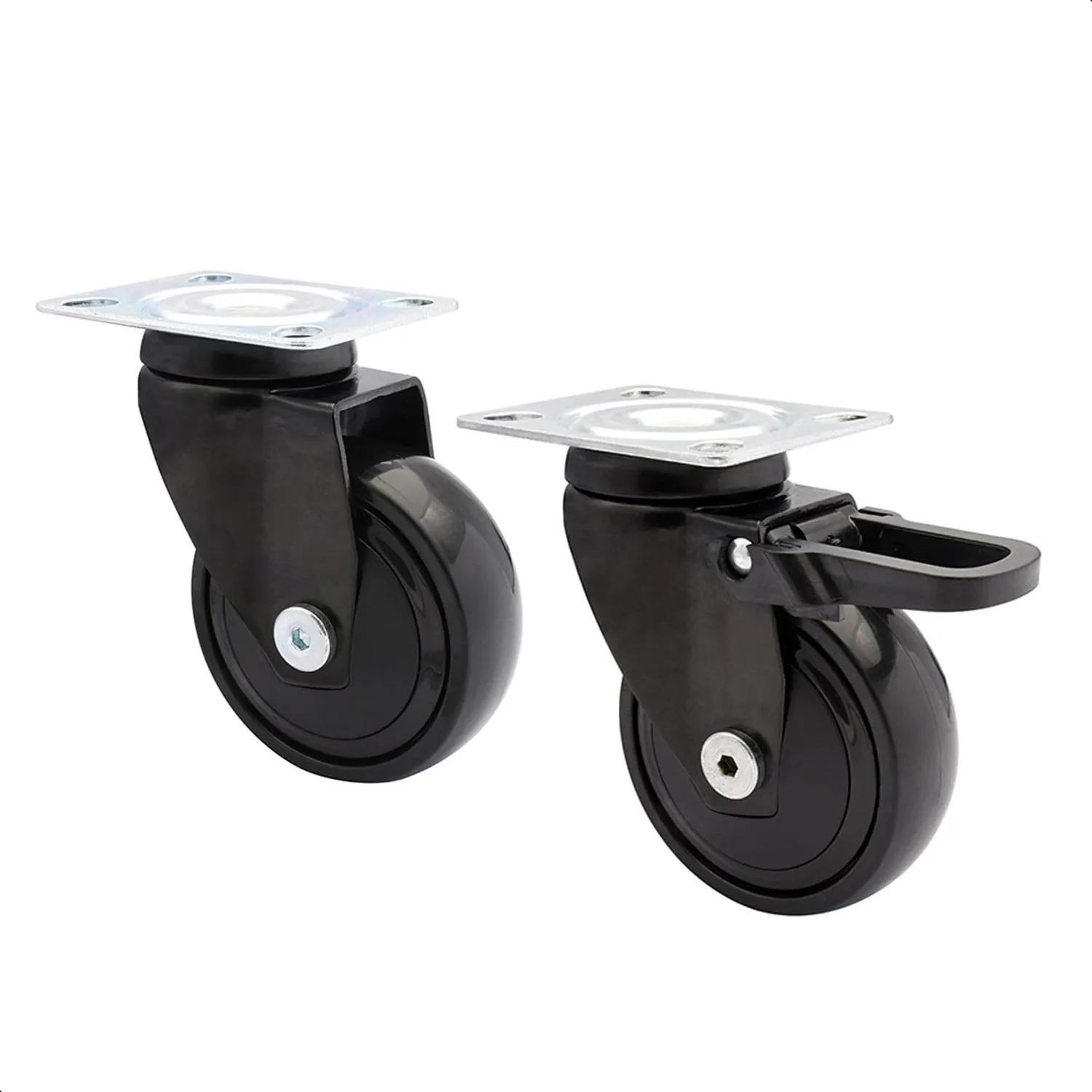 Wagner 3C Ruota Girevole Bianca Ø75 mm Portata 75 kg Acciaio