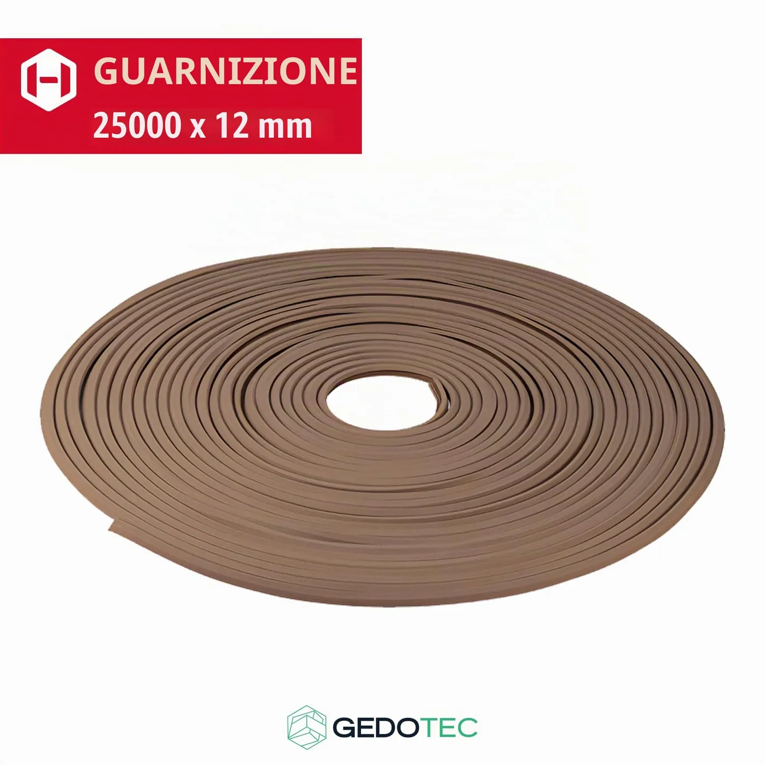 Gedotec M680 Guarnizione Telaio Porta Beige 25 m PVC