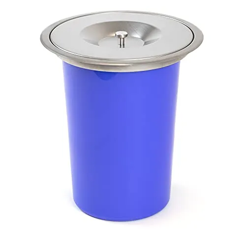 Emuca Pattumiera Incasso Cucina 7L Acciaio Inox