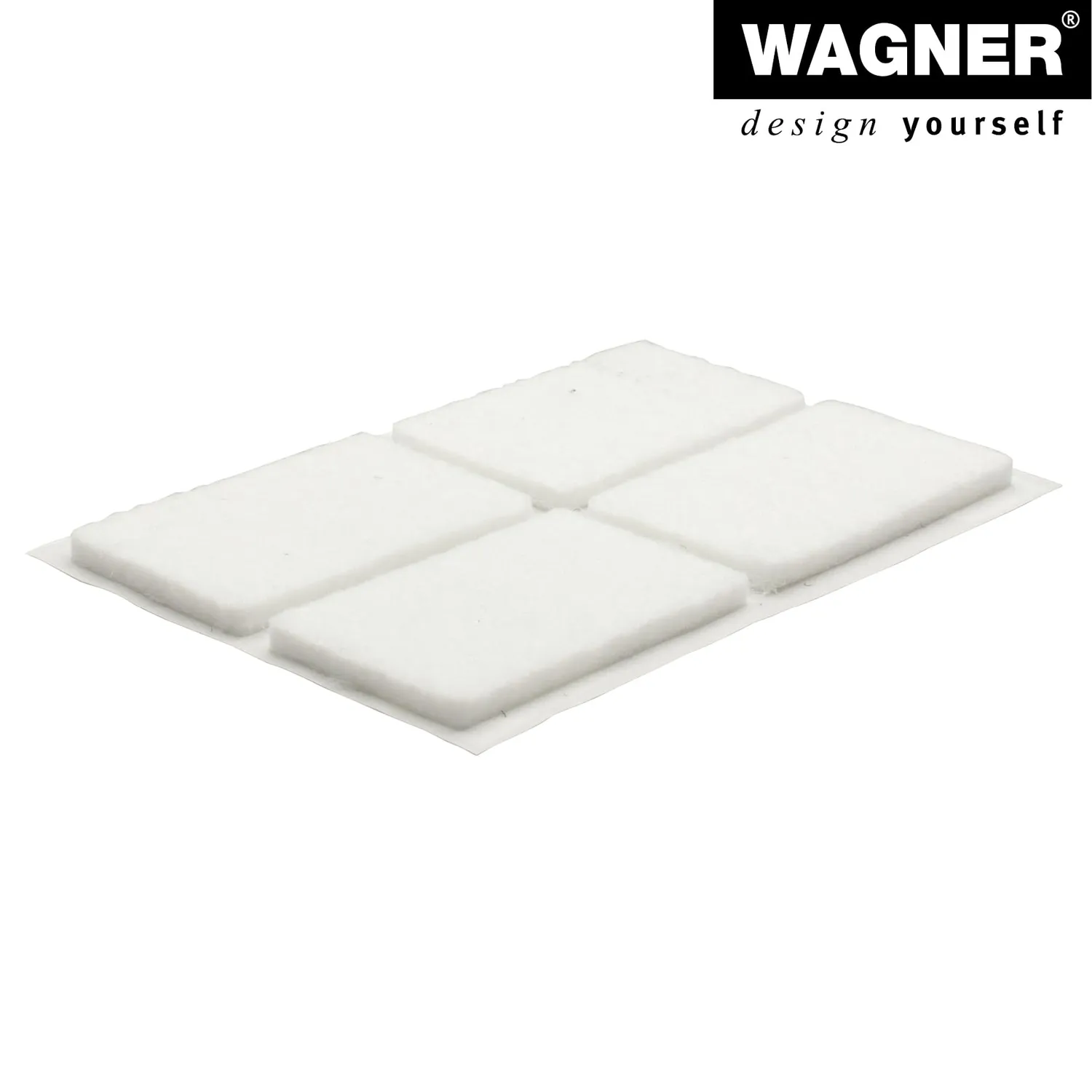 Wagner EH 1736 feltrini adesivi 22x36 mm 12 pezzi