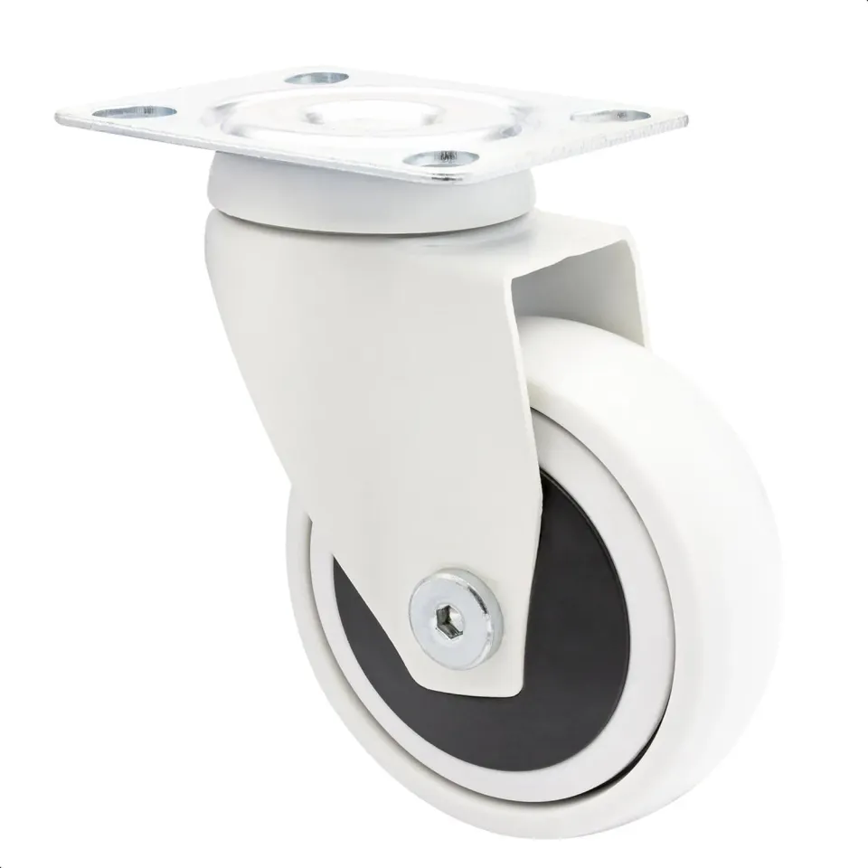 Wagner 3C Ruota Girevole Bianca Ø75 mm Portata 75 kg Acciaio