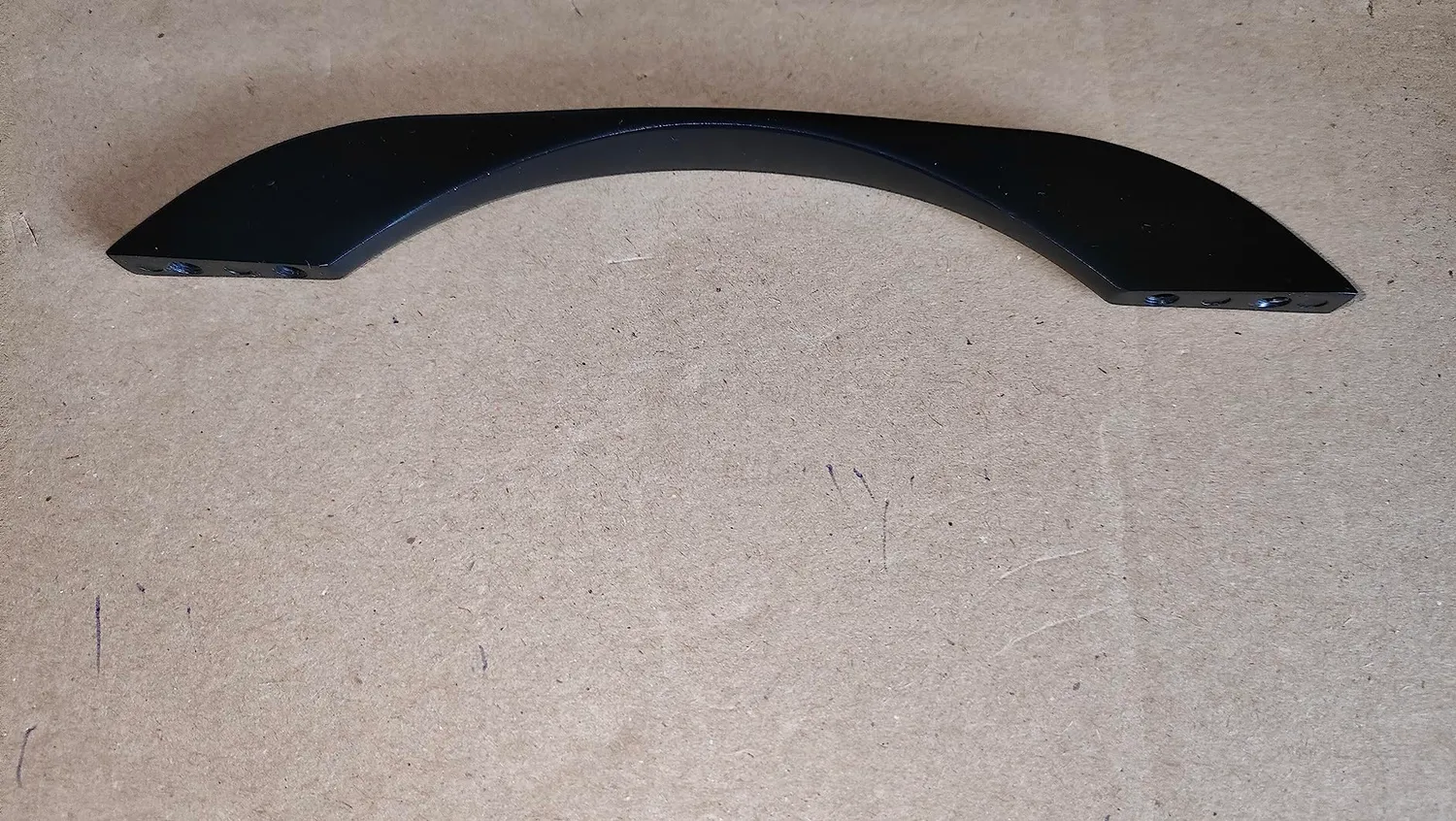Emuca Varna Maniglia Mobili 160 mm Nero Zama 8 pz