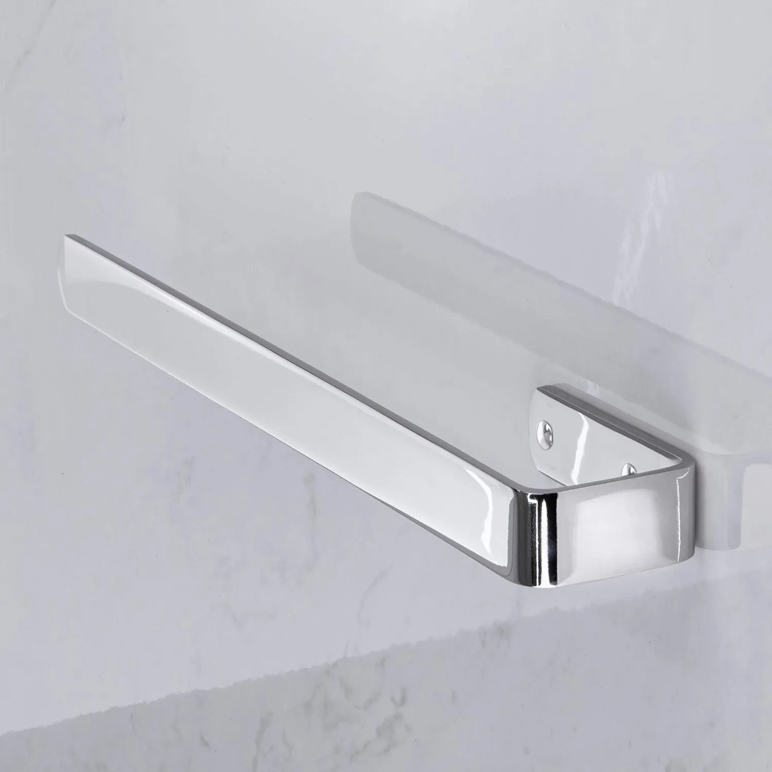 Gedotec portasciugamani laterale 340mm cromo lucido acciaio