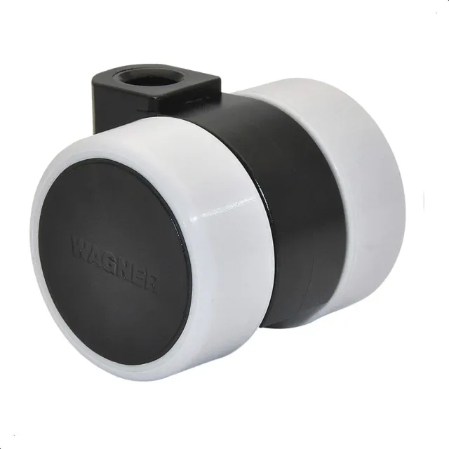 Wagner Design 01024101 RO 0241 doppio rullo nero 38 mm 1 pz