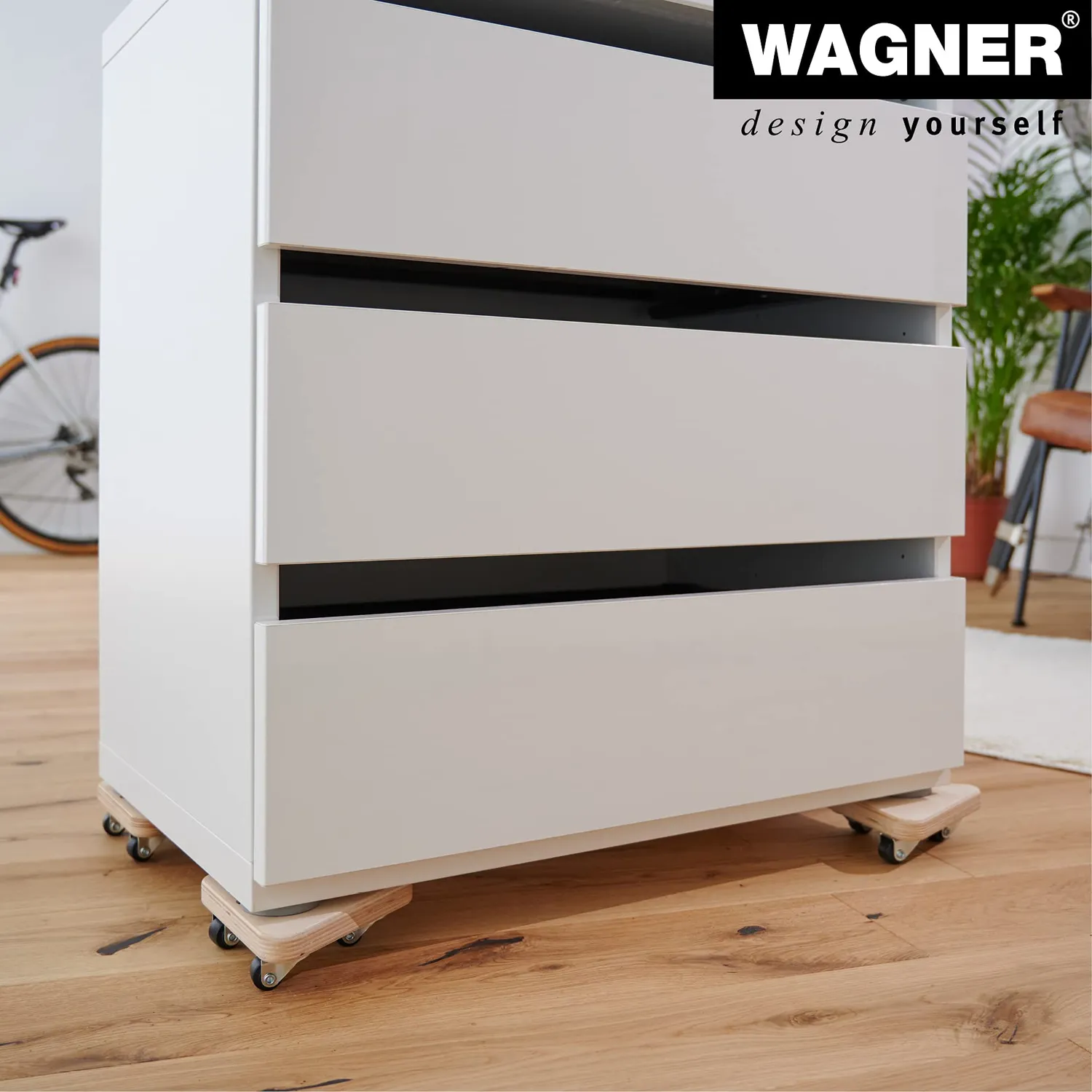 Wagner MM 1158 carrello trasporto 13x13 cm portata 100 kg